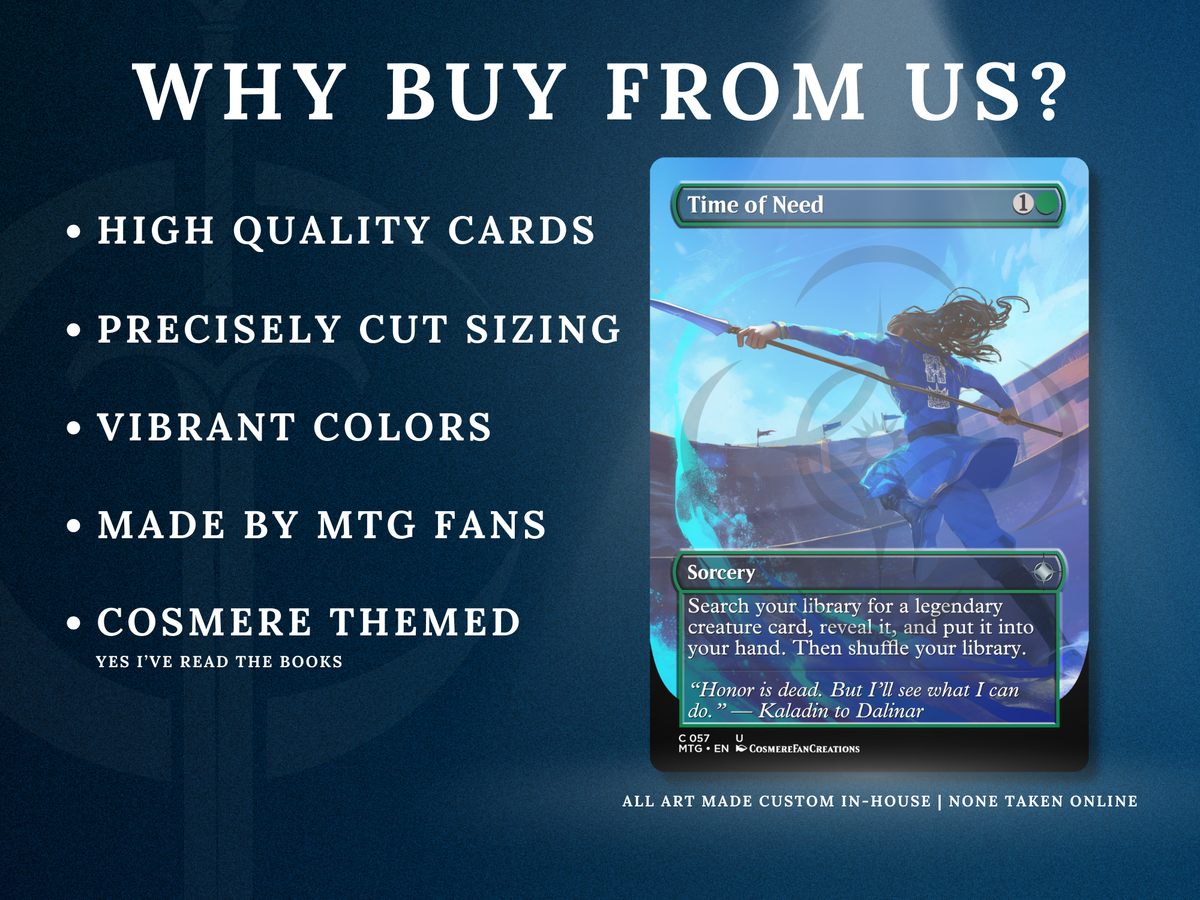 Legends: The Way of Kings – Custom Cosmere Themed Commander Deck | EDH Proxy