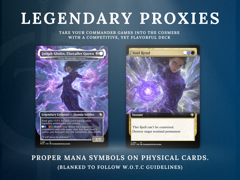cosmere mtg cards Legends: The Way of Kings – Custom Cosmere Themed Commander Deck