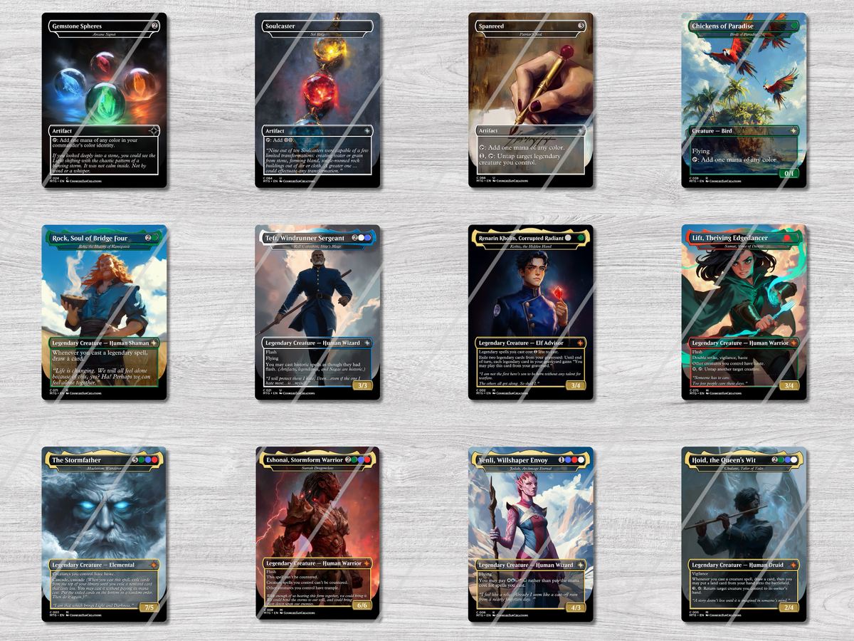 Legends: The Way of Kings – Custom Cosmere Themed Commander Deck | EDH Proxy