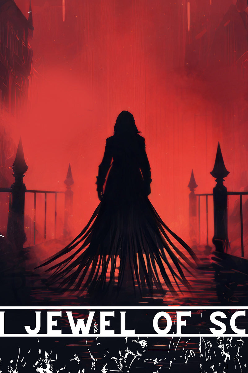Luthadel Travel Poster, Scadrial, Brandon Sanderson's Mistborn book series, Cosmere, Digital poster