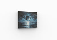 The Midnight Sea, Canvas Print Inspired by Tress, Cosmere Wall Art, Bookish Home Decor, Fantasy Art, Matte Canvas