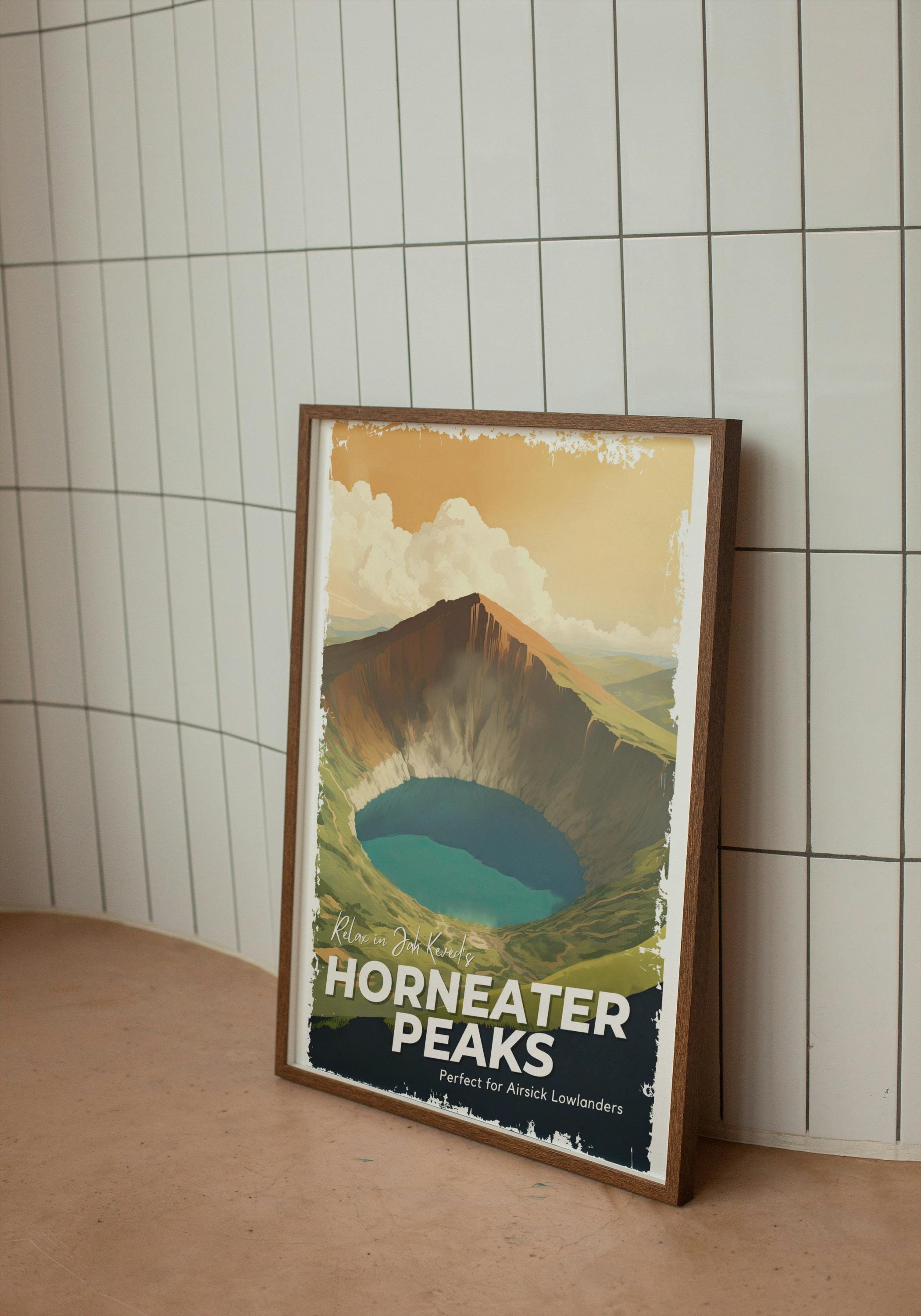 Horneater Peaks (Stormlight) Travel Poster - Digital Download