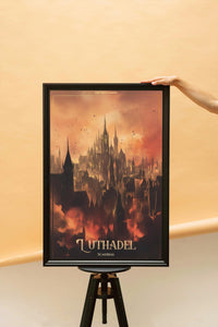 Luthadel Victorian City Landscape Wall Art Print, The Final Empire Decor, Matte Poster, Poster Print, Physical Vertical Poster