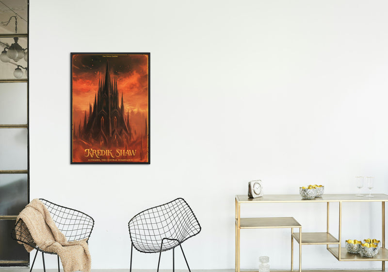 Kredik Shaw, Luthadel Central Dominance, Final Empire Art Print, Mistborn Matte Wall Decor, Gift for Bookworm, Digital Download
