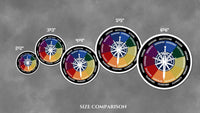 The Knights Radiant Orders Sticker - Indoor, Outdoor, Vinyl, Cosmere Laptop Decal, Water Bottle Sticker, Round Stickers, 3 Color Options