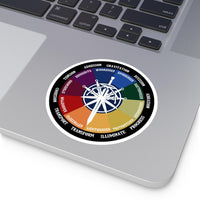 The Knights Radiant Orders Sticker - Indoor, Outdoor, Vinyl, Cosmere Laptop Decal, Water Bottle Sticker, Round Stickers, 3 Color Options
