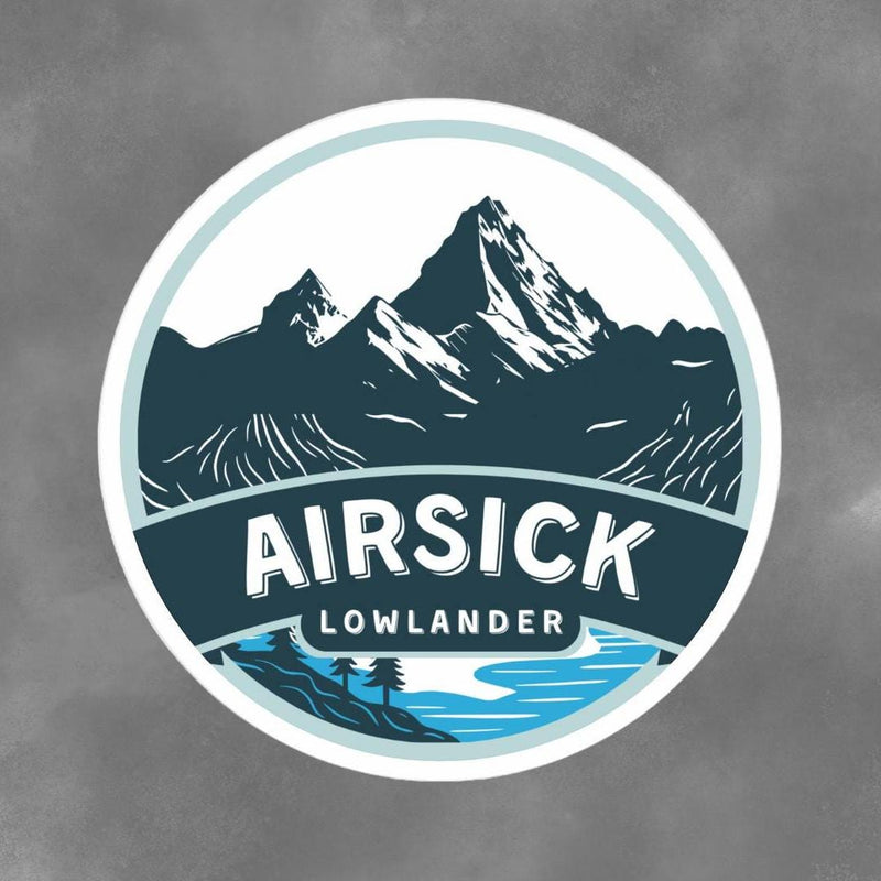 Airsick lowlander Sticker - Vorin Peoples of Jah Keved and Alethkar, Funny Unkalaki insult, Alethi culture design