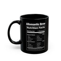Allomantic Brew Mistborn Cosmere Metallic Mug, Gold and Silver Metal 11oz. Mug, Nutrition Label Coffee Cup, Inspired by Brandon Sanderson