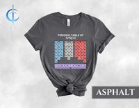 Periodic Table of Spren T shirt, Periodic Table of Elements Parody Design, Stormlight, Cosmere Gift, Emotion, Elemental, True Spren