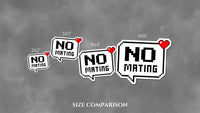 No Mating," Pattern, Cosmere Inspired Stickers, Gifts for Book Lovers, Fantasy Art Decor, Laptop Decals, Geeky Accessories, 3 Designs