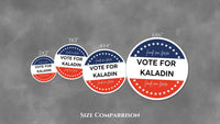 Vote for Kaladin Wit or Dalinar Stickers, Inspired by Brandon Sanderson, Cosmere Readers, Lovers of Kaladin, Dalinar, Wit, Laptop Decals