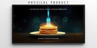 Journey Before Pancakes Wall Art, Horizontal Decor Print, Office Quote Sign, Dorm Room Artwork, Cosmere Literary Gift