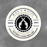 Wax and Wayne Sticker, Mist Born Era 2, Version 2