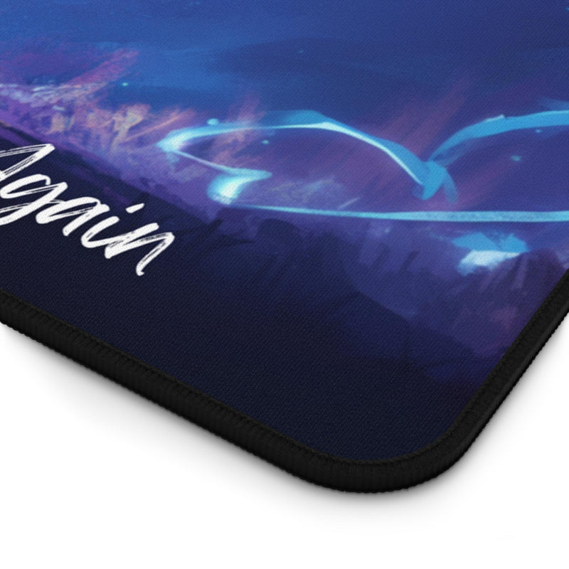 The Dog and Dragon Desk Mat, Stormlight Archive, Gaming Mouse Pad, Novelty Desk Accessories, Office Decor, Draconic Fantasy Desk Mat