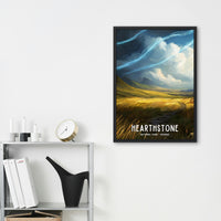 Hearthstone National Park Poster, Fantasy Wall Art Print, Magic Home Decor, Nature Landscape, Cosmere Outdoor Scenery, Digital Download