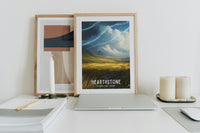 Hearthstone National Park Poster, Fantasy Wall Art Print, Magic Home Decor, Nature Landscape, Cosmere Outdoor Scenery, Digital Download